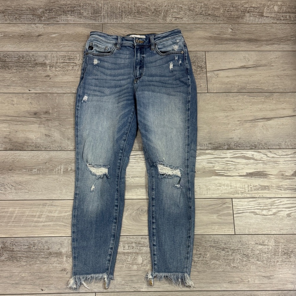 KanCan Light Blue Distressed Skinny Jeans